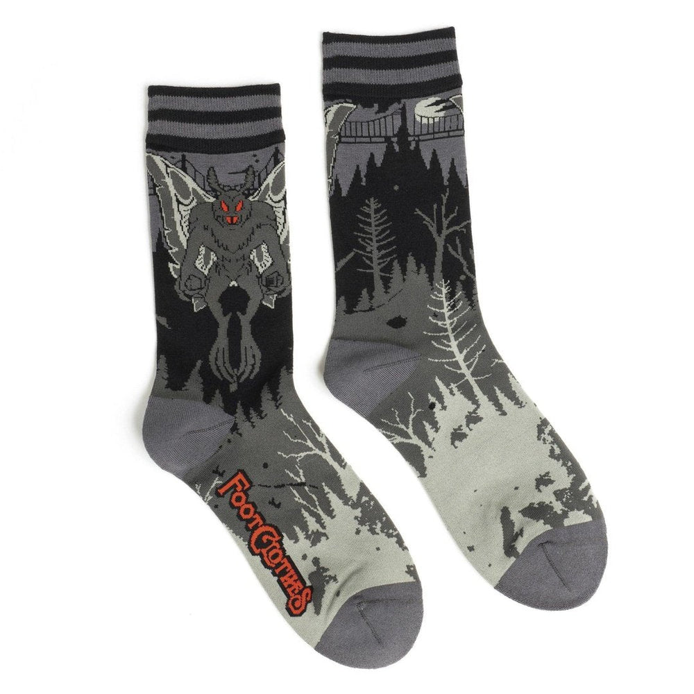 Mothman Crew Socks - The Pagan Grimoire