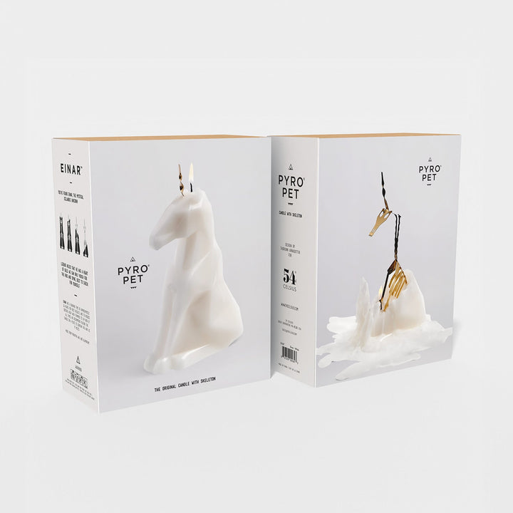 PyroPet Einar Unicorn Candle - The Pagan Grimoire