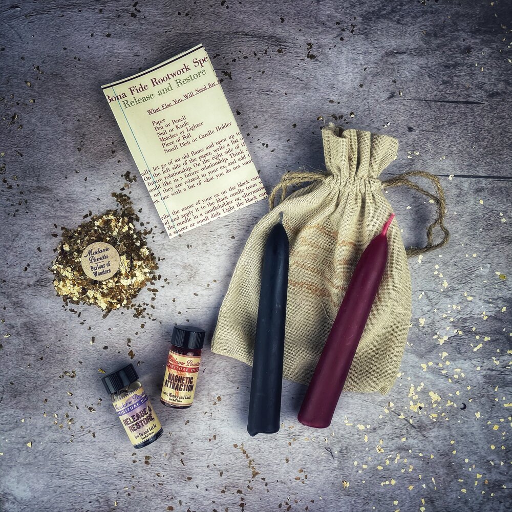 Release and Restore Candle Spell Kit: Let Go and Invite New Love - The Pagan Grimoire