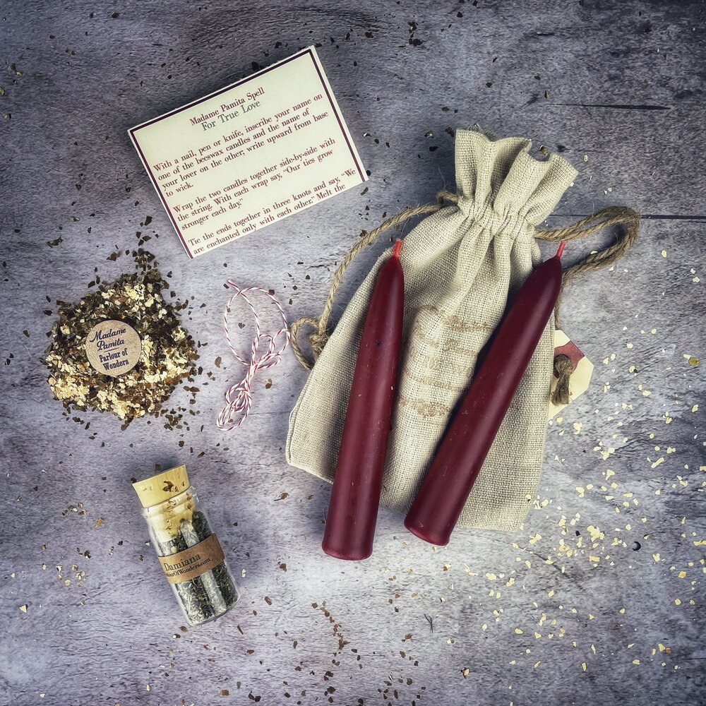 True Love Candle Spell Kit - The Pagan Grimoire