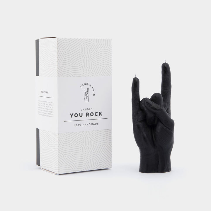 "You Rock" Candle - Black - The Pagan Grimoire