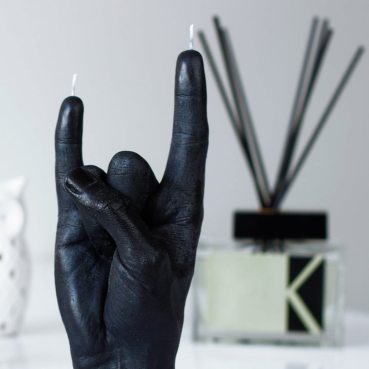 "You Rock" Candle - Black - The Pagan Grimoire