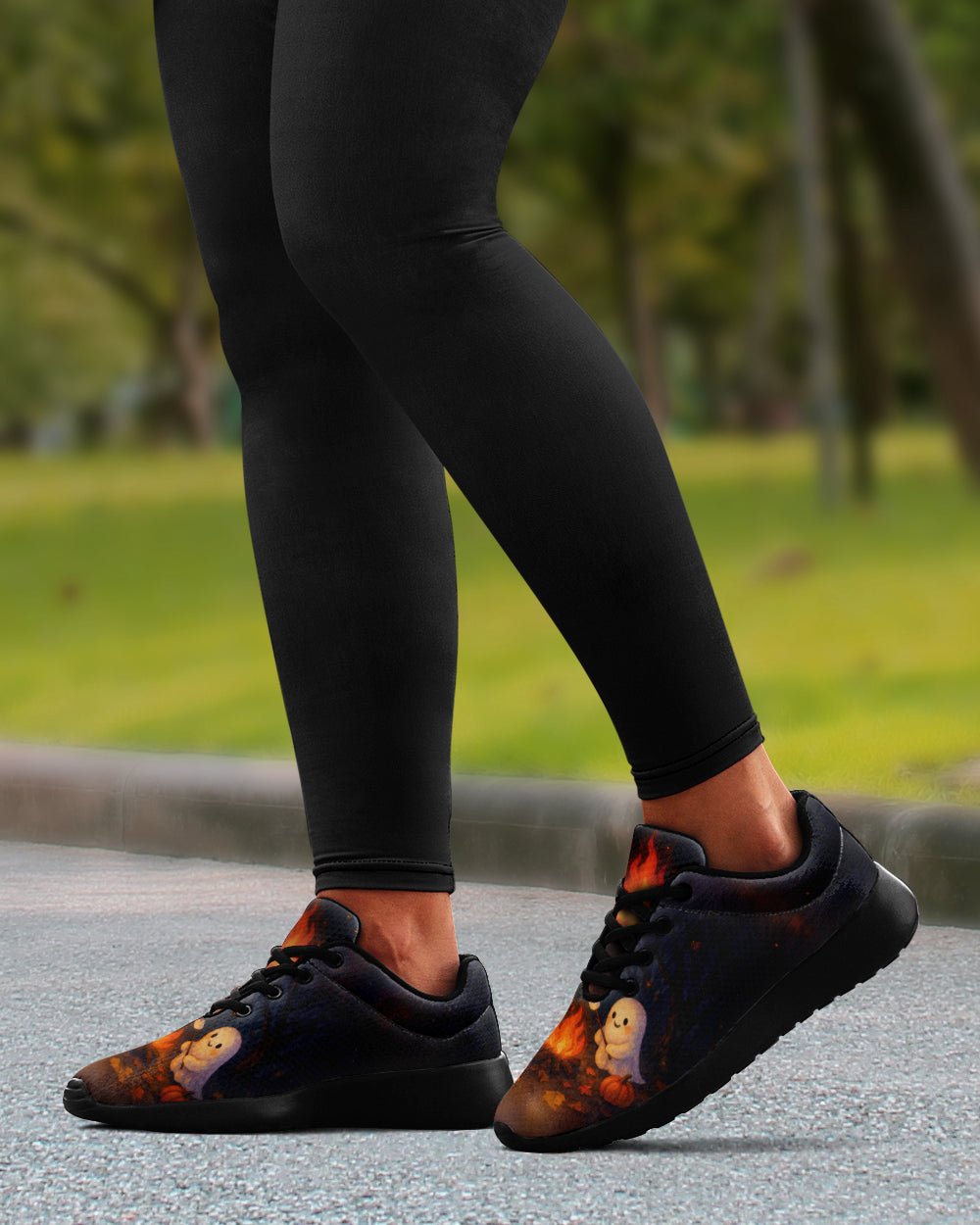 Campfire Ghost Sneakers - The Pagan Grimoire