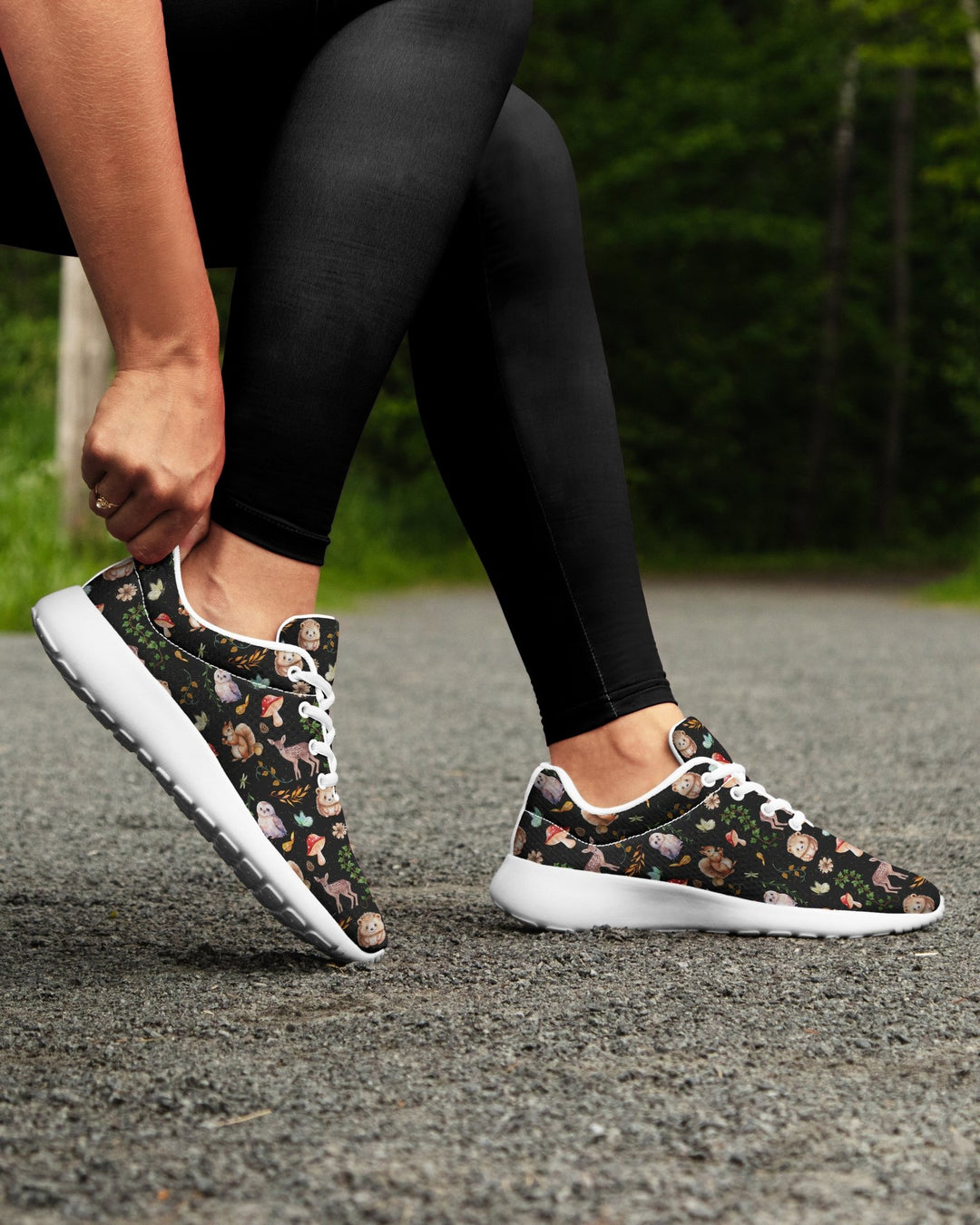 Fall Forest Friends Sneakers - The Pagan Grimoire