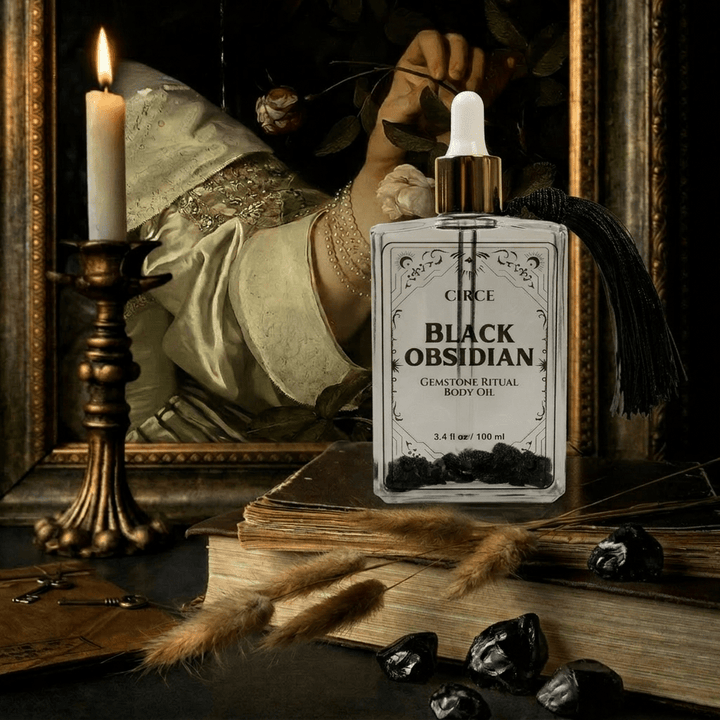 Black Obsidian Body Oil - The Pagan Grimoire